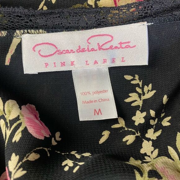 Oscar De La Renta Pink Label Floral Maxi Slip dress Size Medium - Picture 8 of 9